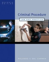 book Criminal Procedure: Law and Practice (Seventh Edition)  