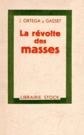 book La révolte des masses  