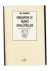 book Organon IV, İkinci Analitikler  