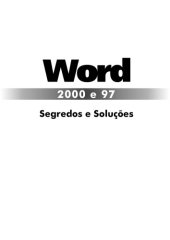 book Word 2000 e 97 : segredos e soluções  