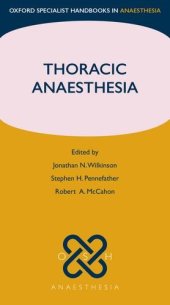 book Thoracic Anaesthesia  