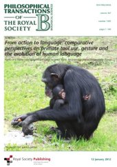 book From Action to Language: Comparative Perspectives on Primate Tool Use, Gesture and the Evolution of Human Language  issue 1585