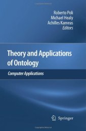 book Theory and Applications of Ontology: Computer Applications  