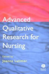 book Advanced Qualitative Research for Nursing  