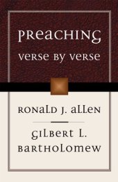 book Preaching Verse by Verse  