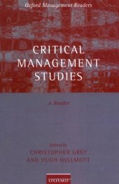 book Critical Management Studies: A Reader (Oxford Management Readers)  