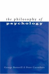 book The Philosophy of Psychology  