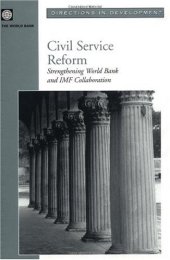 book Civil service reform: strengthening World Bank and IMF collaboration  