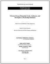 book Climate Change Education: Goals, Audiences, and Strategies: A Workshop Summary  