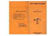 book On Education  