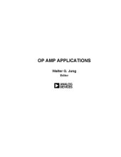 book Op Amp Applications  