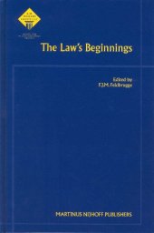 book The Law's Beginnings  