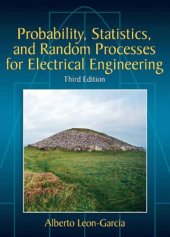 book Probability, Statistics, and Random Processes For Electrical Engineering, 3rd Edition  