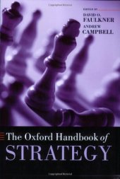 book The Oxford Handbook of Strategy  