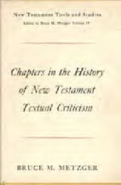 book Chapters in the History of New Testament Textual Criticism  