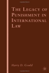 book The Legacy of Punishment in International Law  