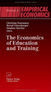 book The economics of education and training  