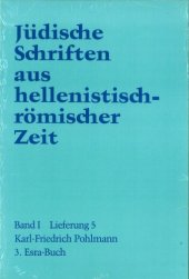 book 3. Esra-Buch (Jüdische Schriften aus hellenistisch-römischer Zeit JSHRZ I,5)  