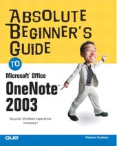 book Absolute Beginner's Guide to Microsoft Office Onenote 2003  