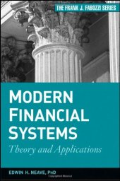 book Modern Financial Systems: Theory and Applications (The Frank J. Fabozzi Series)  