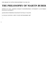 book Philosophy of Martin Buber (Library of Living Philosophers)  