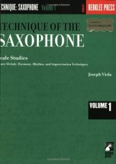 book Technique of the Saxophone: Scale Studies  