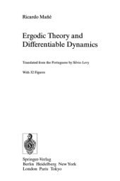 book Ergodic Theory and Differentiable Dynamics