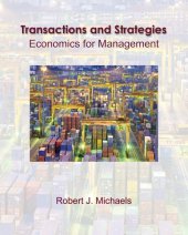 book Transactions and Strategies : Economics for Management  