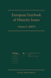 book European Yearbook of Minority Issues: 2005-2006, Volume 5; Volumes 2005-2006  