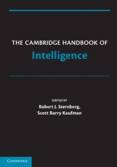 book The Cambridge Handbook of Intelligence  