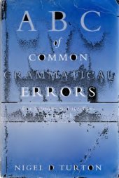 book ABC of Common Grammatical Errors: For Learners and Teachers of English  