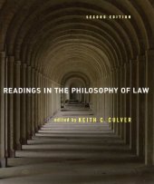 book Readings in the Philosophy of Law, second edition (Broadview Readings in Philosophy)  