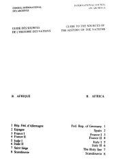 book Espana Guia de Fuentes para la historia de Africa Subsahariana  