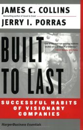 book Built to last: successful habits of visionary companies  