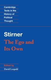 book The Ego and its Own  