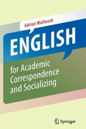 book English for Academic Correspondence and Socializing  