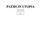 book Paths in Utopia  