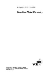 book Transition Metal Chemistry