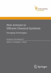 book New Avenues to Efficient Chemical Synthesis. Emerging Technologies
