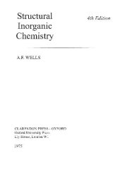 book Structural Inorganic Chemistry