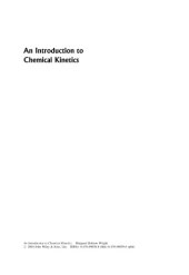 book Introduction to Chemical Kinetics