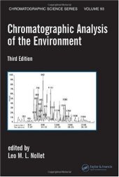 book Chromatographic Analysis of the Environment