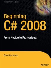 book Beginning C Sharp. 2008. From Novice to Pro