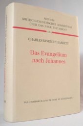 book Das Evangelium nach Johannes (Kritisch-exegetischer Kommentar über das Neue Testament Sonderband)  