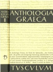 book Anthologia Graeca (Griechisch-Deutsch), Bd. 2. Buch VII-VIII (Tusculum)  