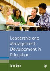 book Leadership and management development in education  