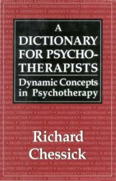 book Dictionary for Psychotherapists: Dynamic Concepts in Psychotherapy  