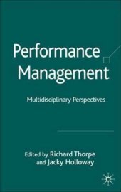 book Performance Management: Multi-Disciplinary Perspectives  