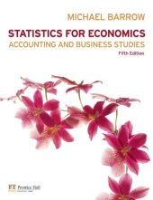 book Statistics for economics, accounting and business studies, Fifth ed.  