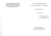 book The Emergence of Modern Turkey  